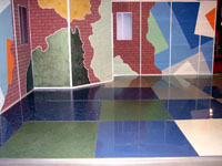 Наливные полы FEIDAL: стенд на выставке Мосбилд 2007